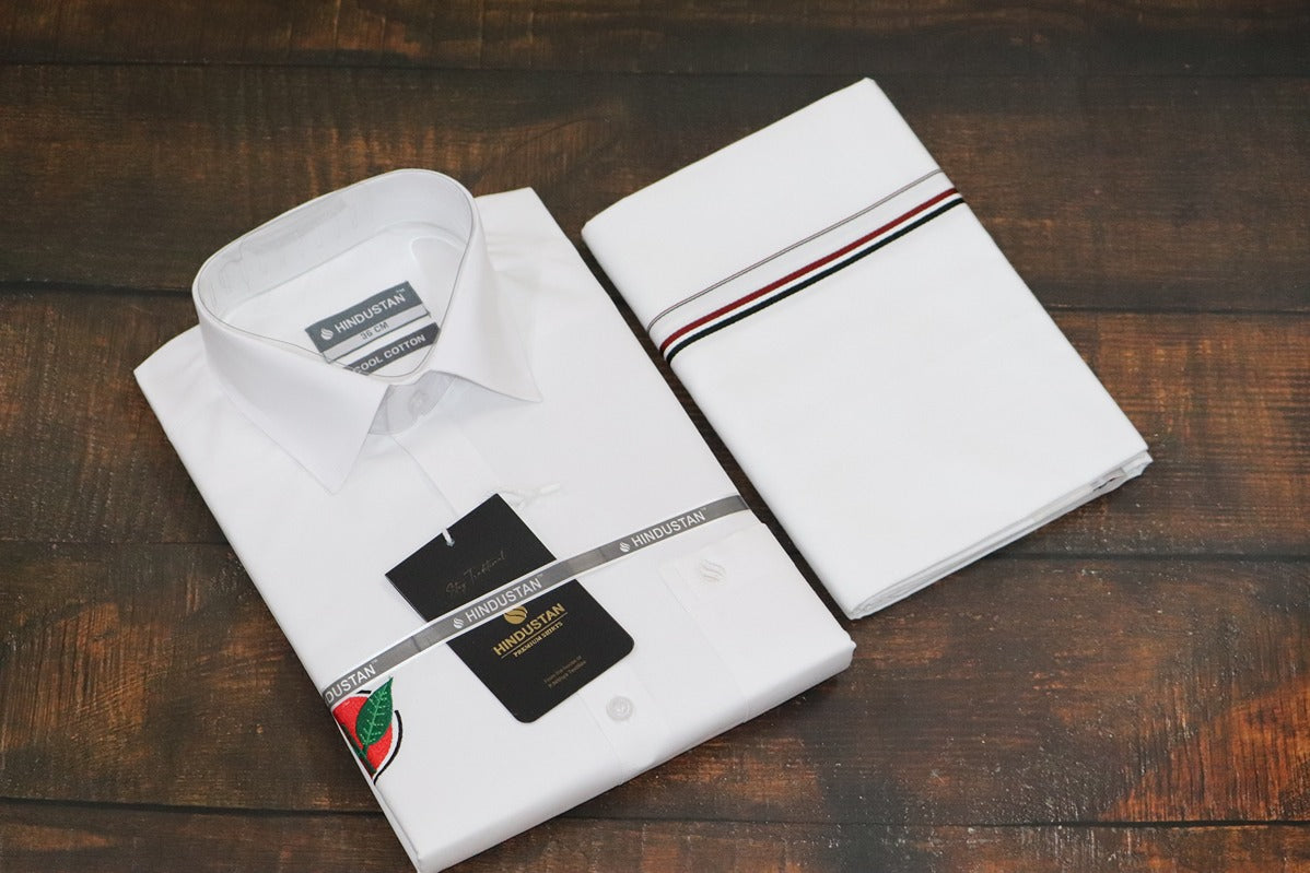 ADMK Logo Shirt+Dhoti Combo Set