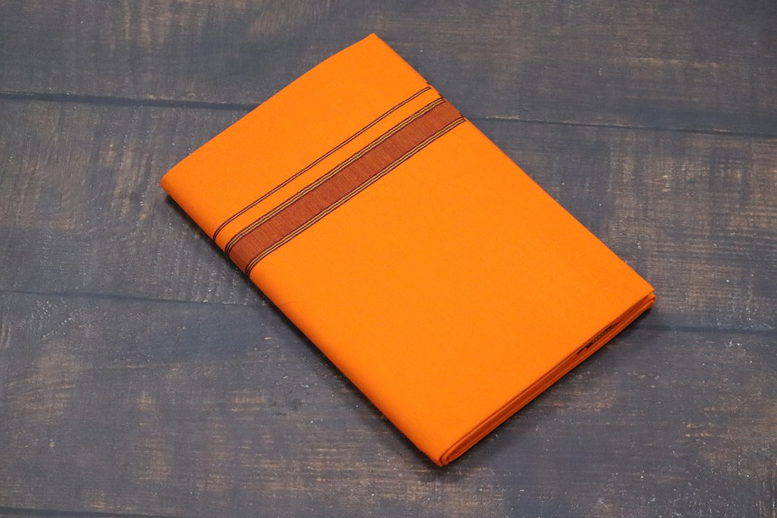 Pet Design Orange Dhoti - 2mtr