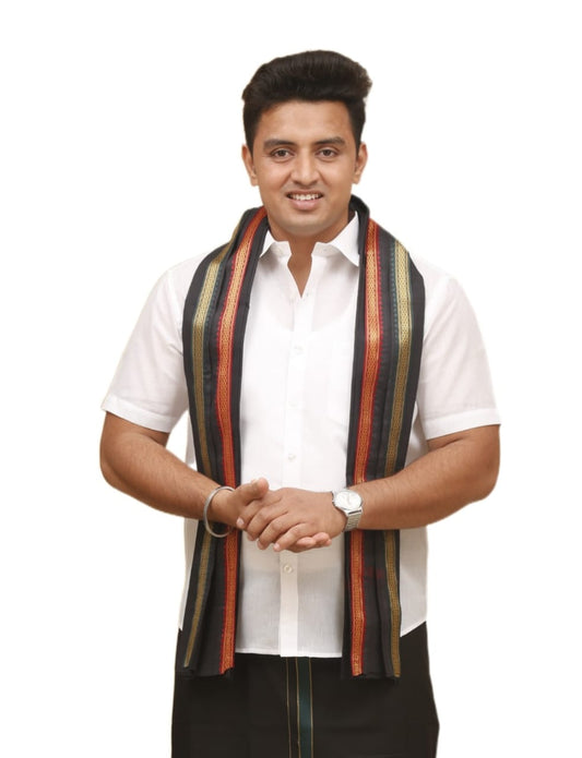 Thalapathy (Black) Angavashthiram/Towel