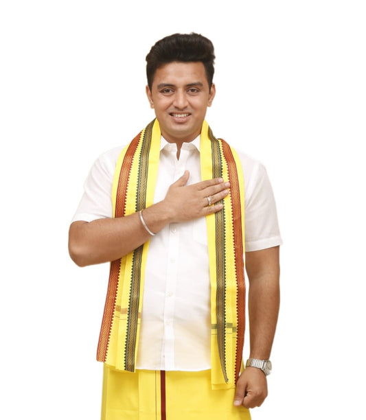 Thalapathy (L.yellow) Angavashthiram/Towel