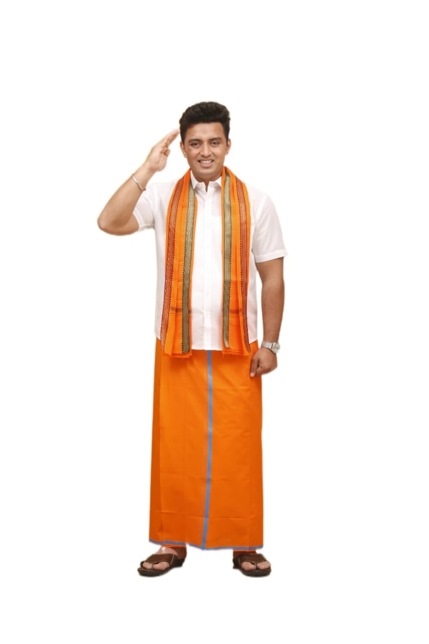 Thalapathy (Orange) Angavashthiram/Towel