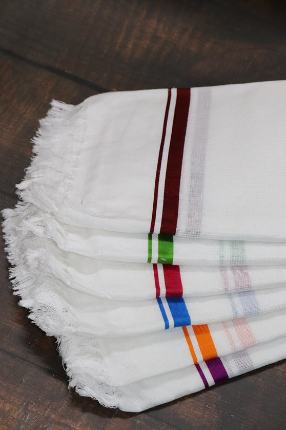 GaneshBrand White Towel - 3 Towel Combo(Size 27x54)