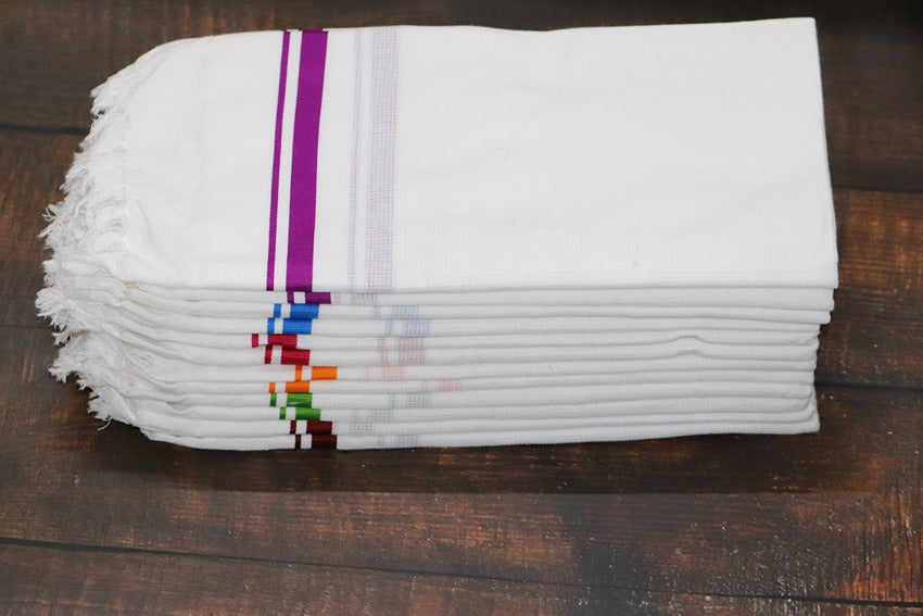 GaneshBrand White Towel - 3 Towel Combo(Size 27x54)