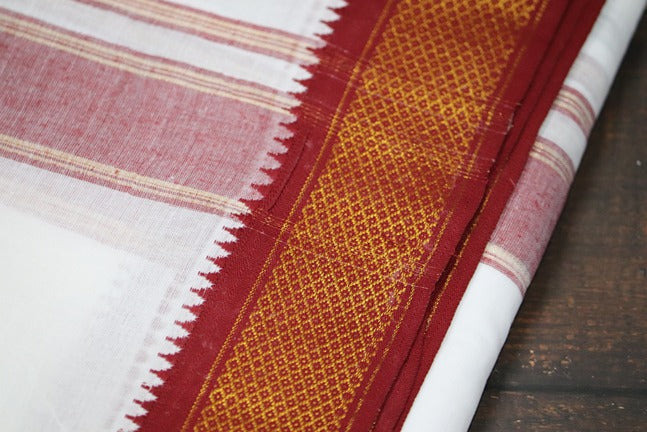 Mayilkann (7 kann) Panchakacham Dhoti - 9x5 (6.30mtr)