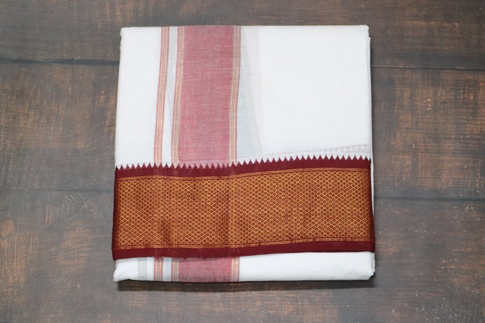 Mayilkann (16 kann) Panchakacham Dhoti - 9x5 (6.30mtr)