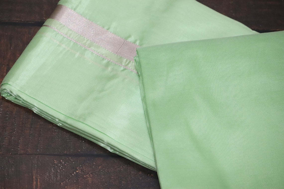 VRIKSHAM Pista Green Color Silk Shirt & Matching Dhoti 2 in 1 Set