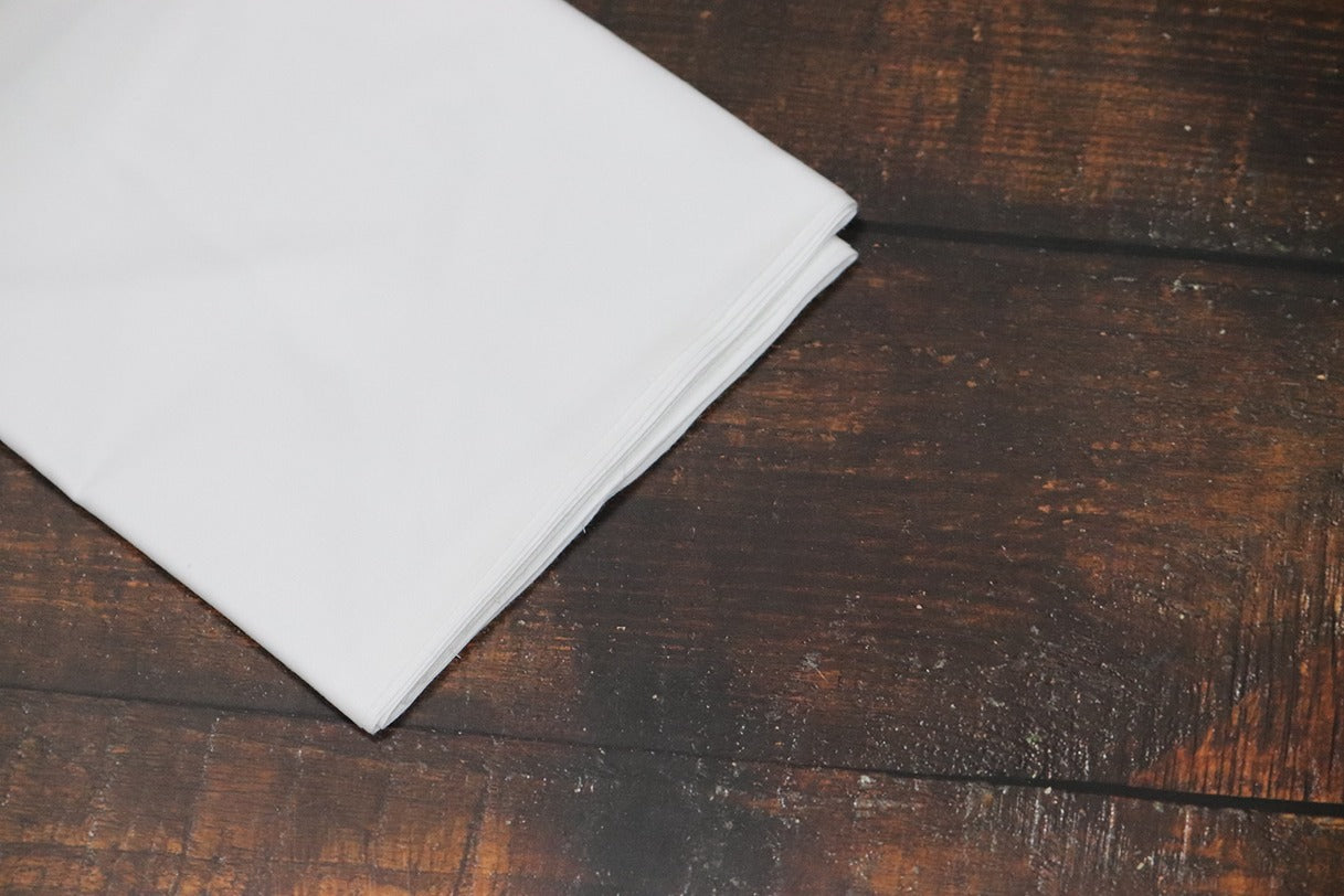Elite Mono White Soft Fabrics - 1.60mtr