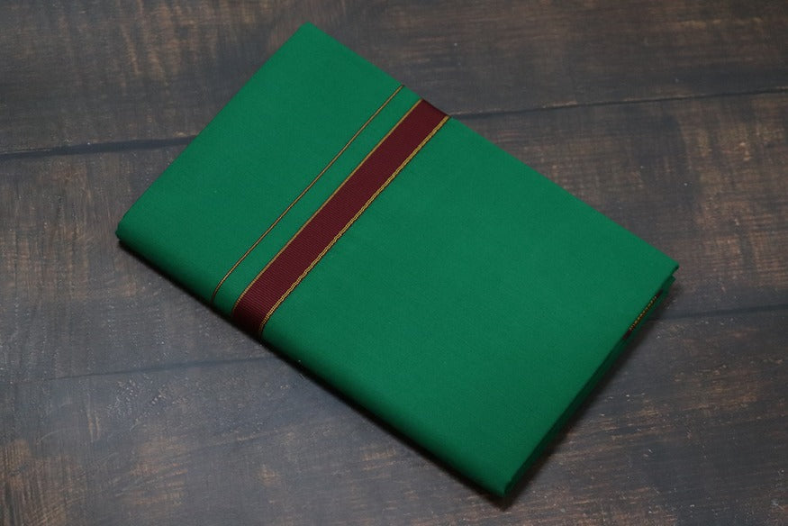 Thalapathy Green Dhoti - 2mtr