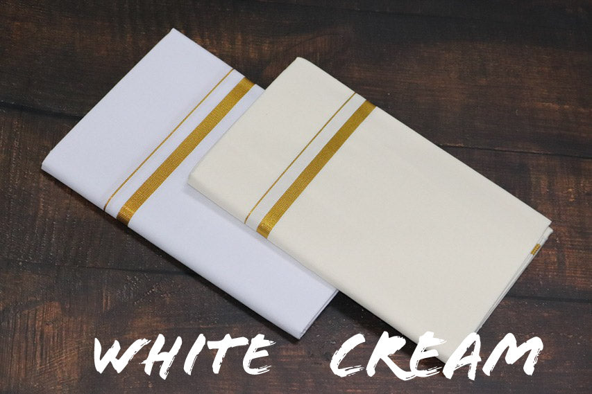 Cream Dhoti 20K - (2MTR)