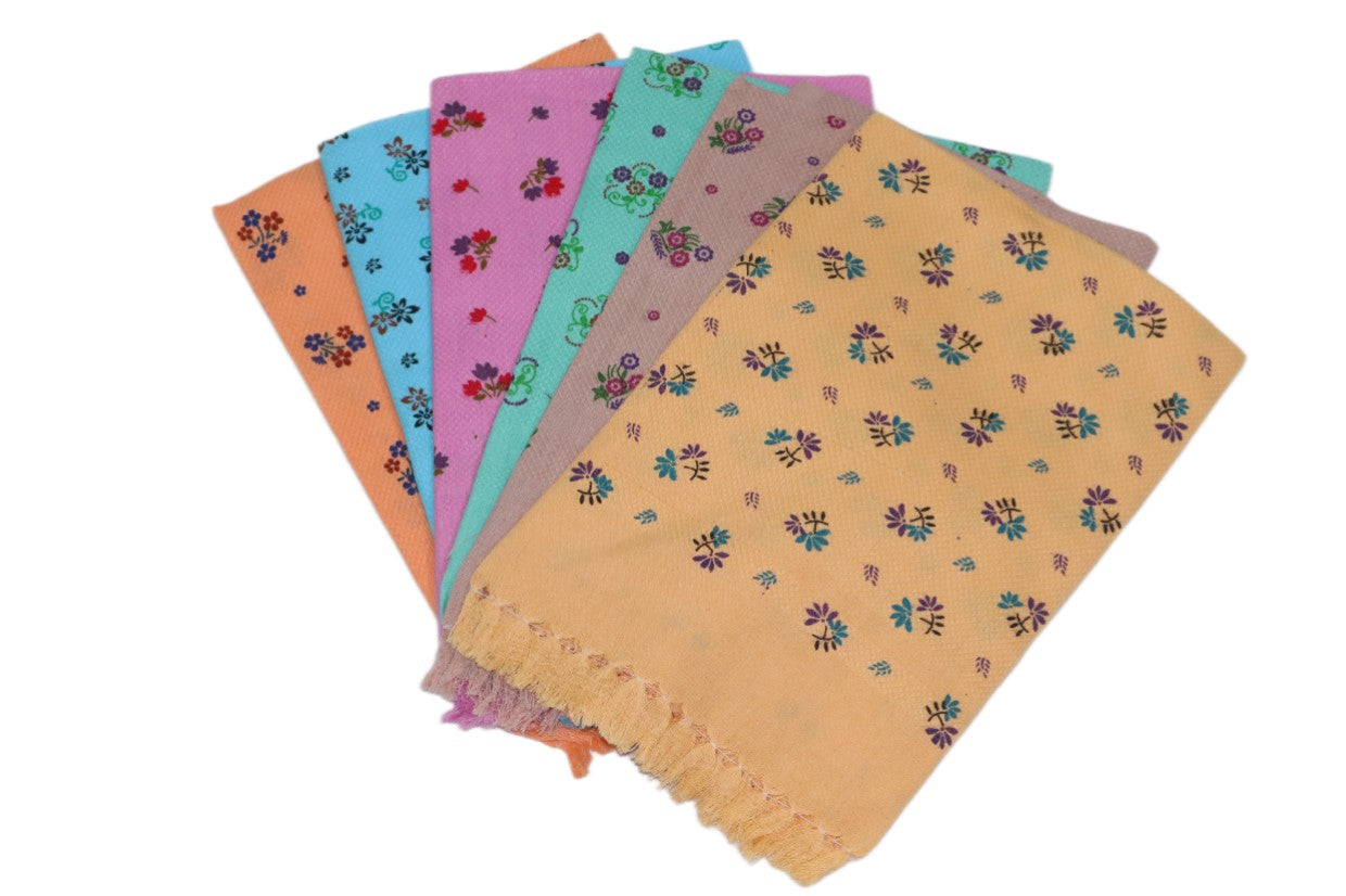 Printed Colour Napkin (Hand Towel) - 5 Piece Combo